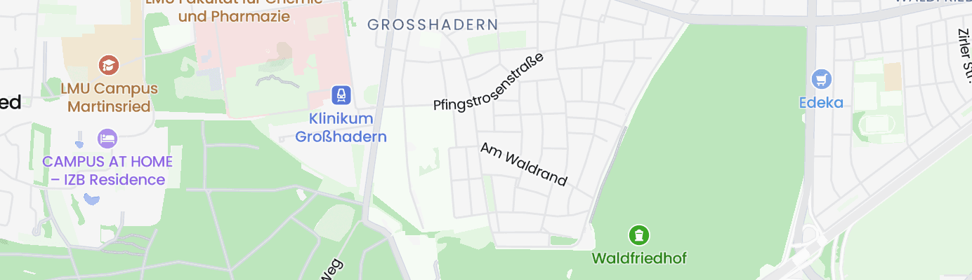 Karte mit dem ungefähren Standort