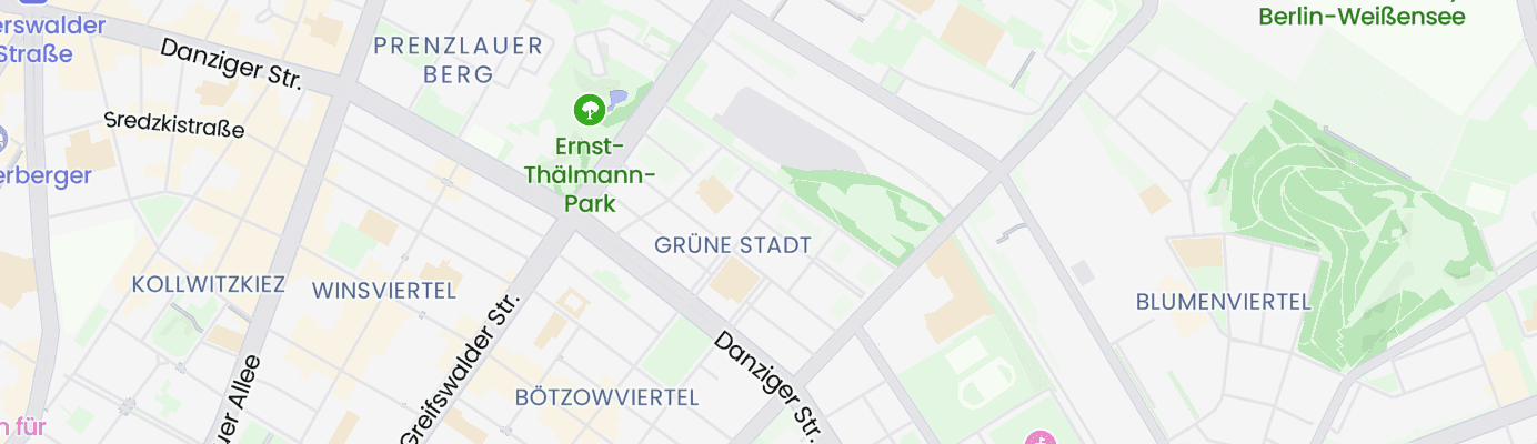 Karte mit dem ungefähren Standort