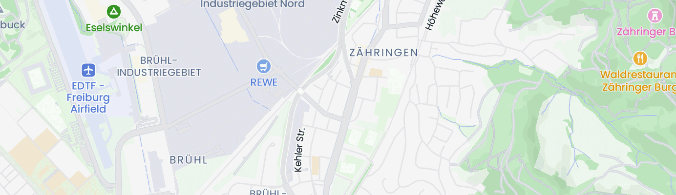 Karte mit dem ungefähren Standort