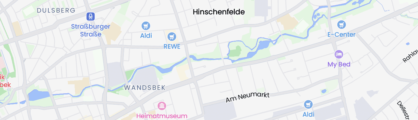 Karte mit dem ungefähren Standort