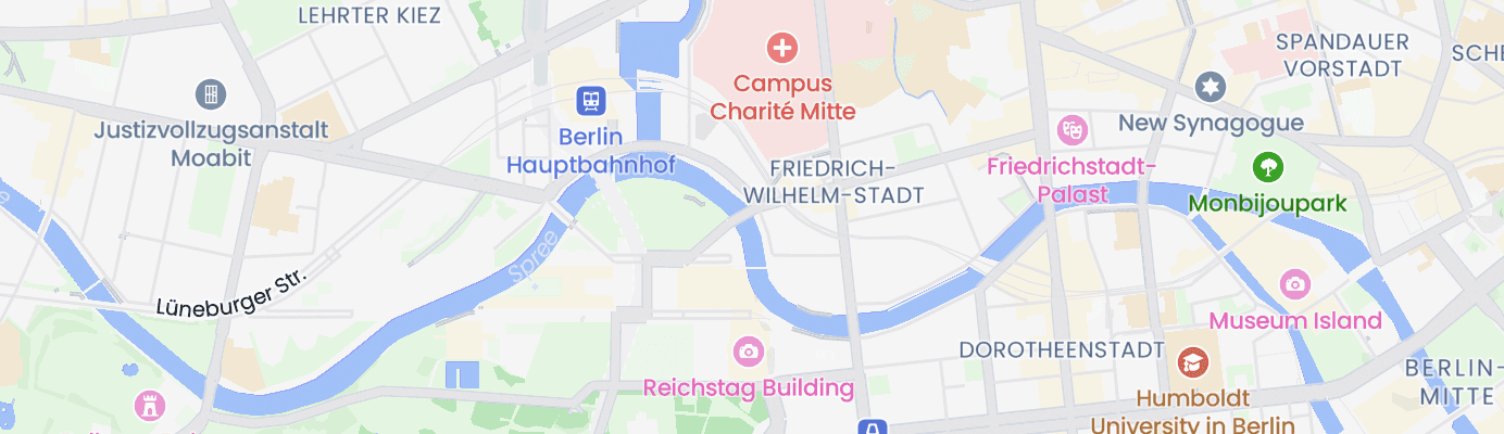 Karte mit dem ungefähren Standort
