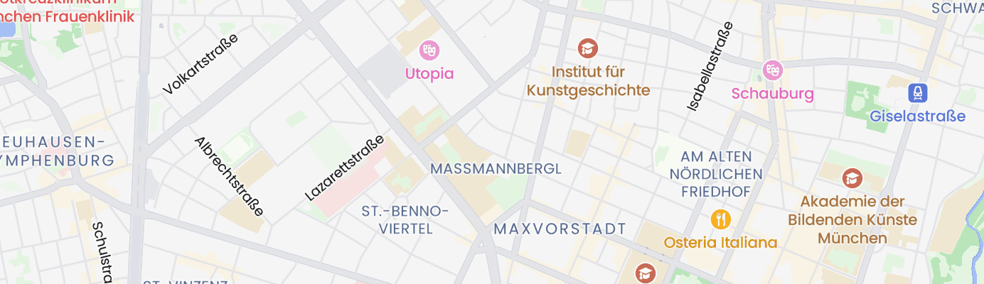 Karte mit dem ungefähren Standort