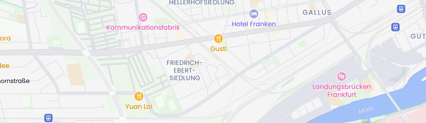Karte mit dem ungefähren Standort
