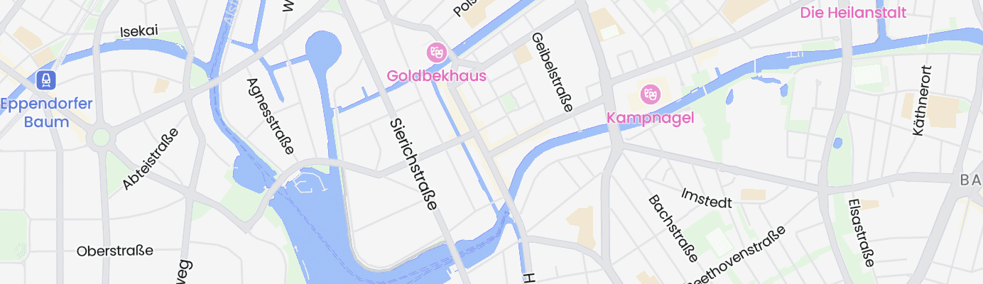 Karte mit dem ungefähren Standort