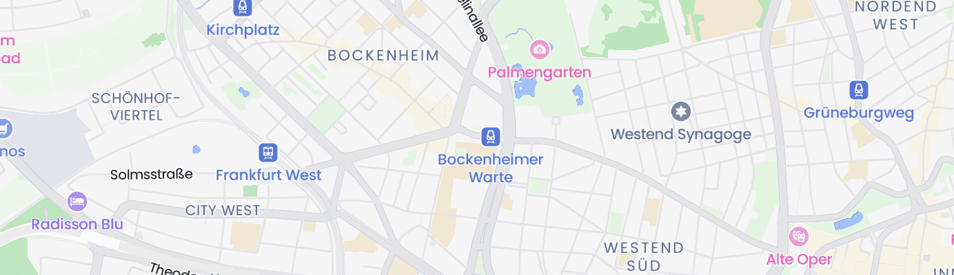 Karte mit dem ungefähren Standort