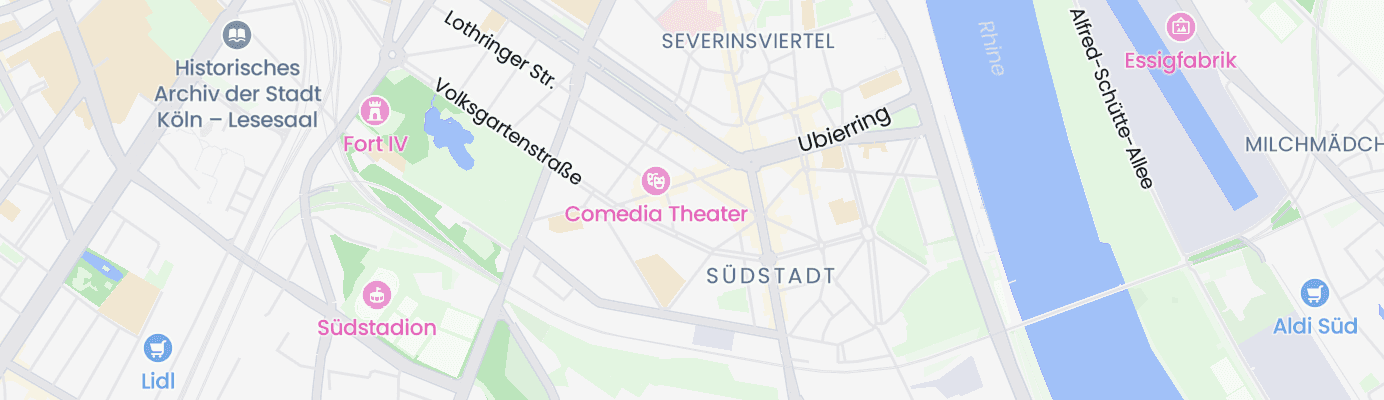 Karte mit dem ungefähren Standort