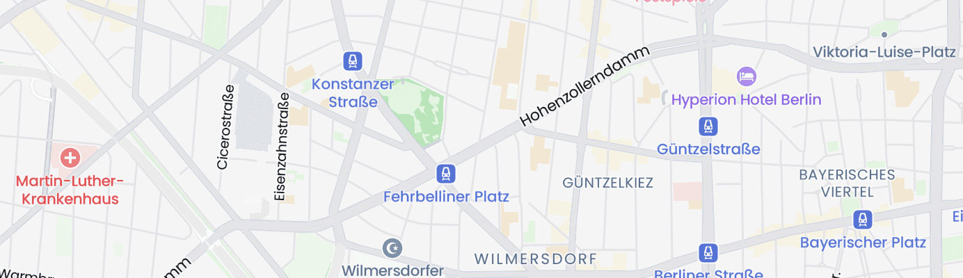 Karte mit dem ungefähren Standort