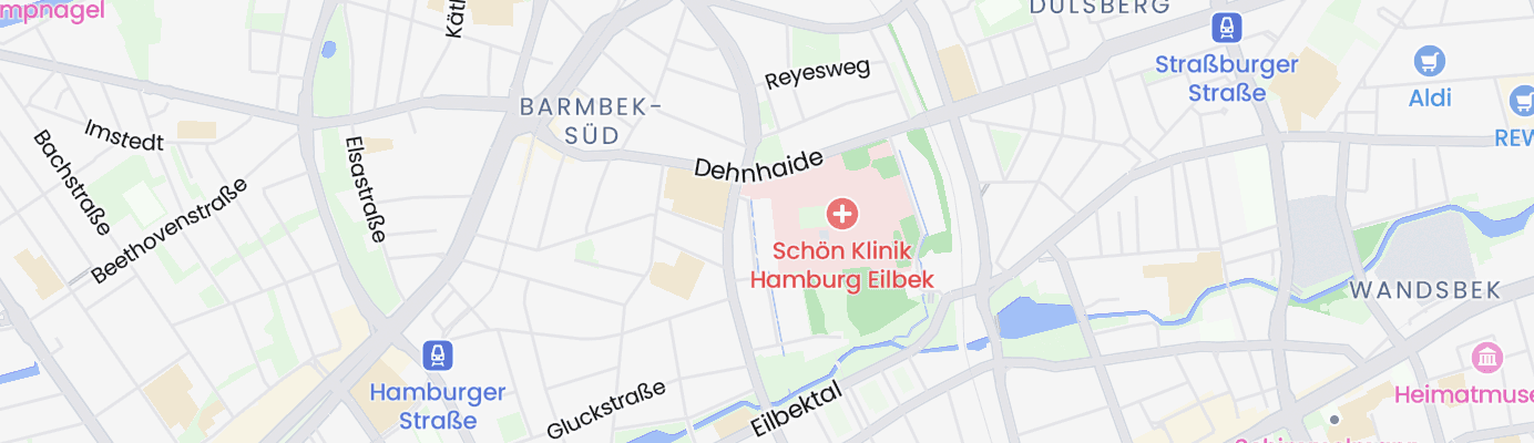 Karte mit dem ungefähren Standort