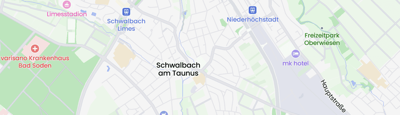 Karte mit dem ungefähren Standort