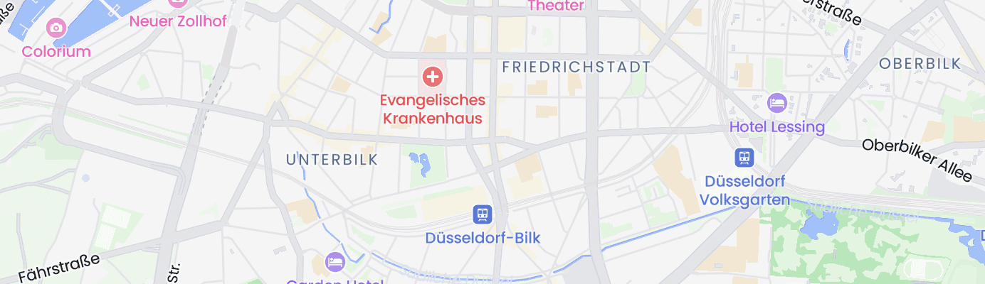 Karte mit dem ungefähren Standort