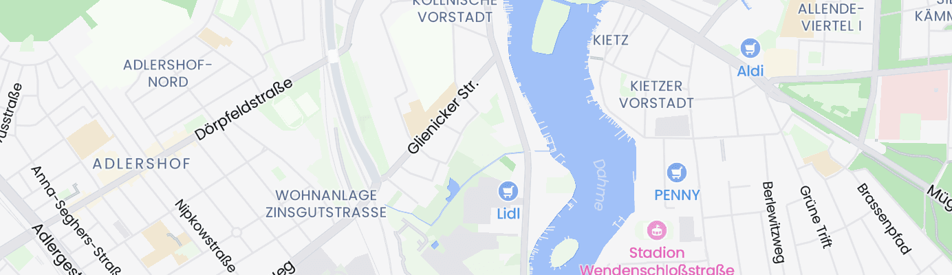 Karte mit dem ungefähren Standort