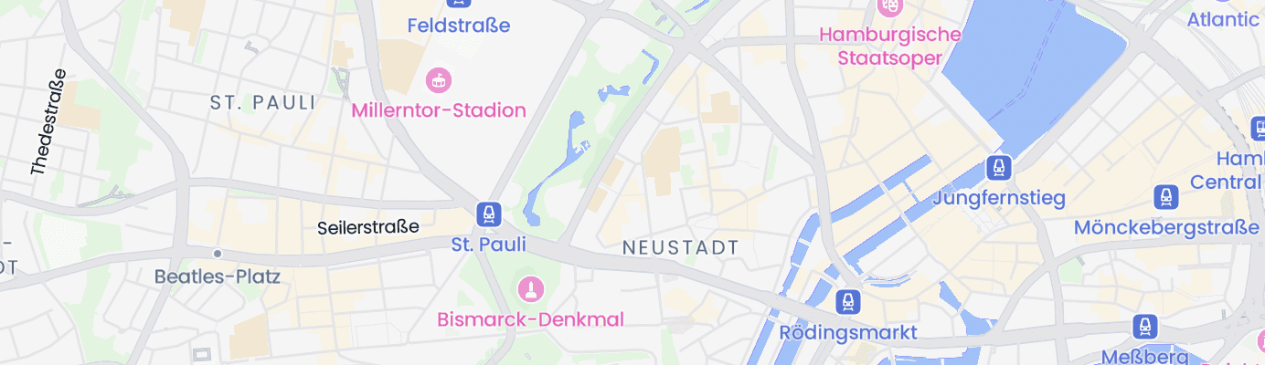 Karte mit dem ungefähren Standort