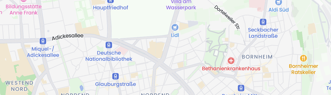 Karte mit dem ungefähren Standort
