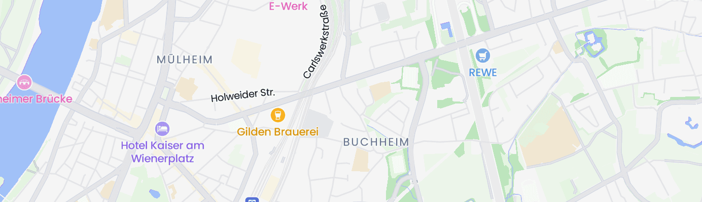 Karte mit dem ungefähren Standort