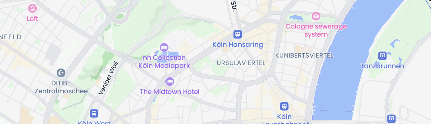 Karte mit dem ungefähren Standort