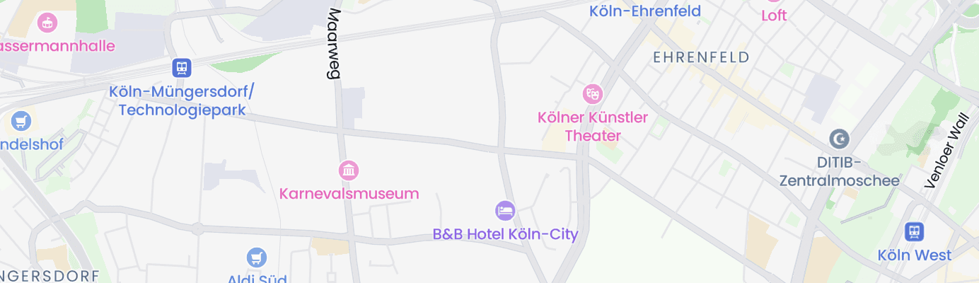 Karte mit dem ungefähren Standort
