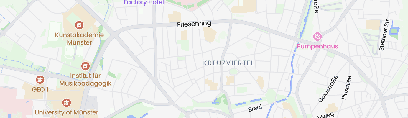 Karte mit dem ungefähren Standort