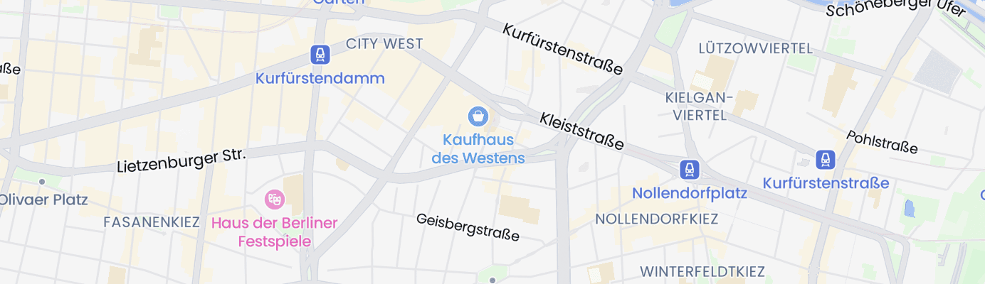 Karte mit dem ungefähren Standort