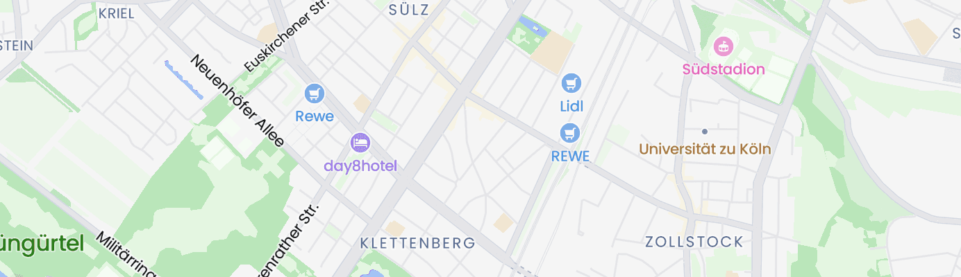Karte mit dem ungefähren Standort