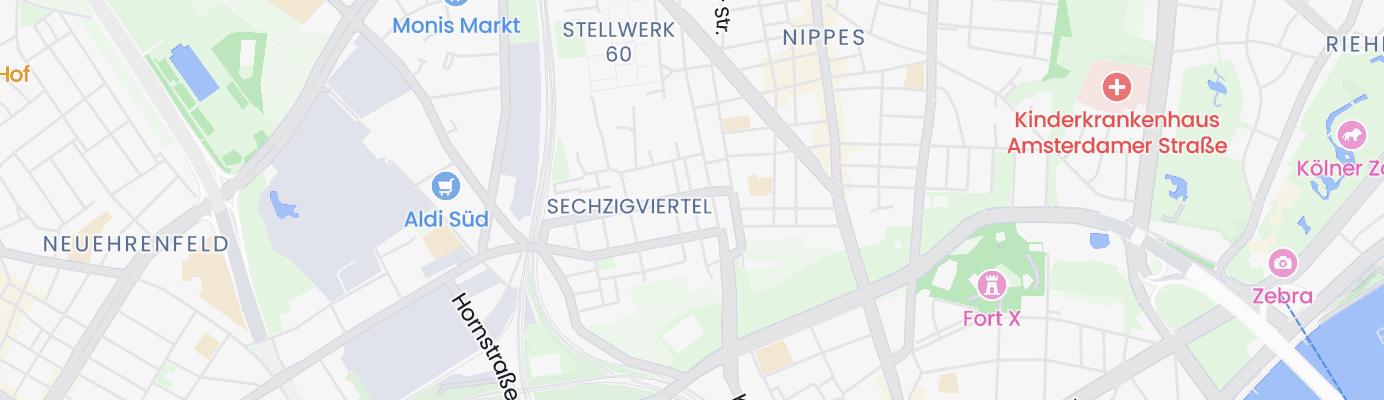Karte mit dem ungefähren Standort