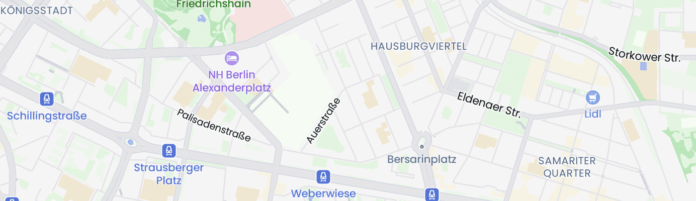 Karte mit dem ungefähren Standort