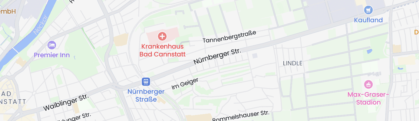 Karte mit dem ungefähren Standort
