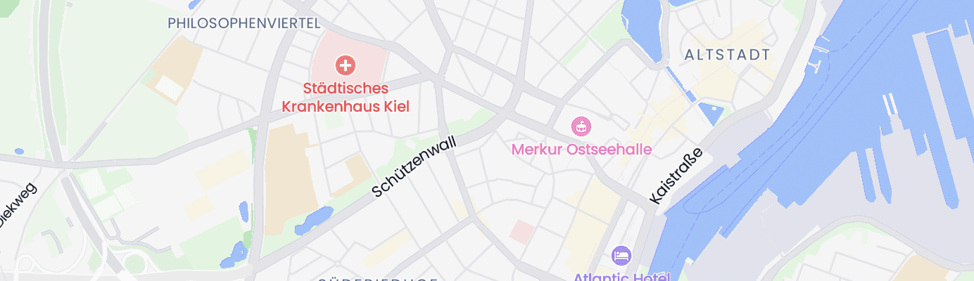 Karte mit dem ungefähren Standort