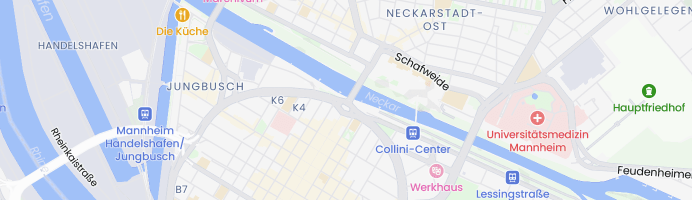 Karte mit dem ungefähren Standort