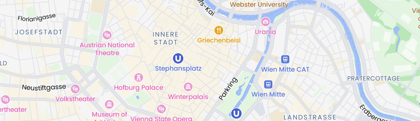 Karte mit dem ungefähren Standort