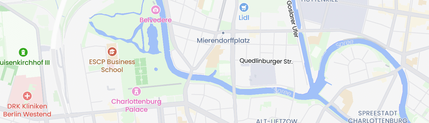 Karte mit dem ungefähren Standort