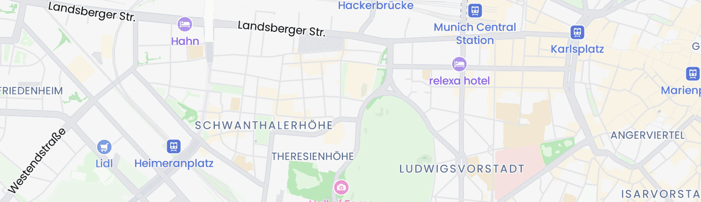 Karte mit dem ungefähren Standort