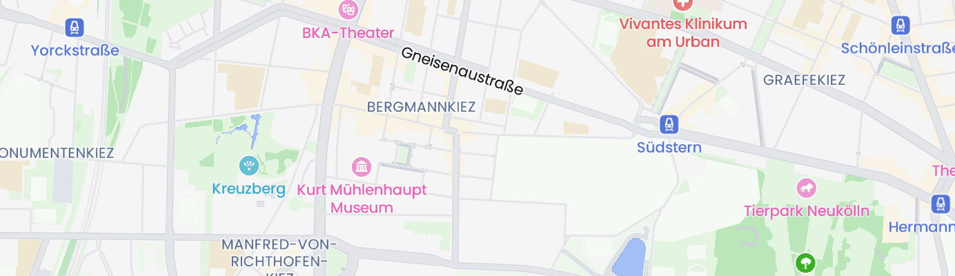 Karte mit dem ungefähren Standort