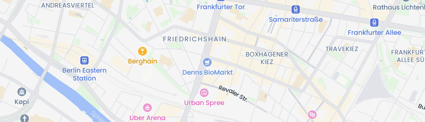 Karte mit dem ungefähren Standort