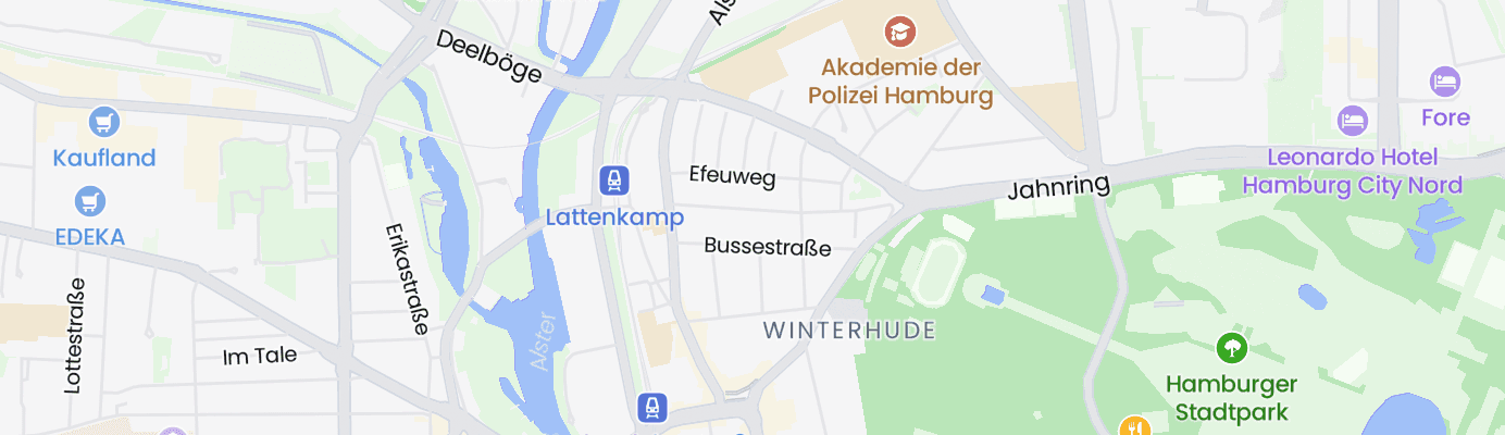Karte mit dem ungefähren Standort
