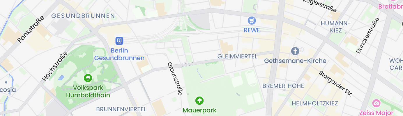 Karte mit dem ungefähren Standort