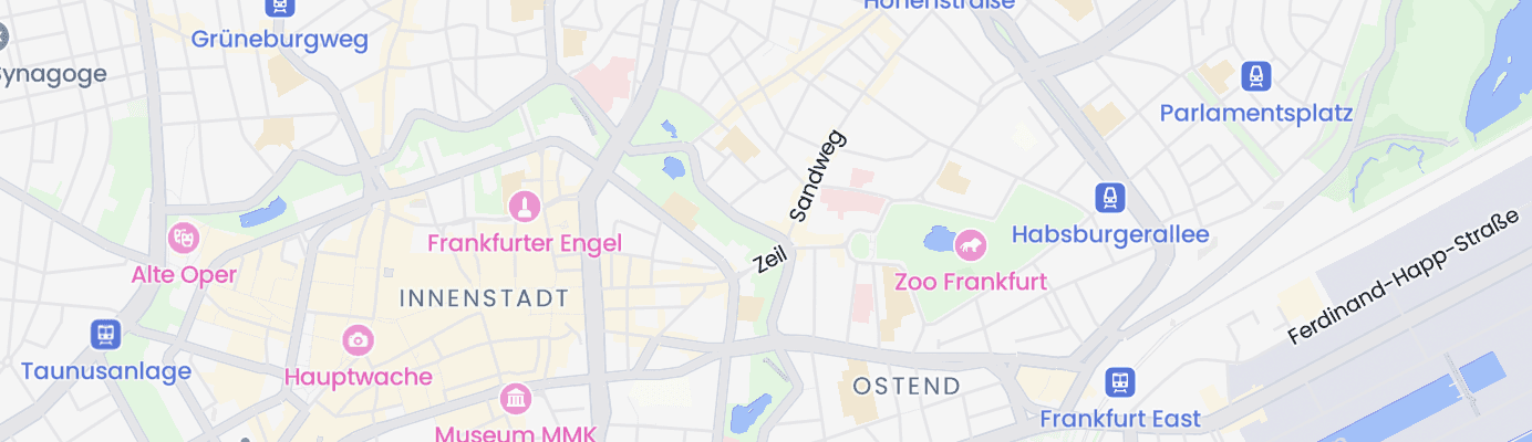 Karte mit dem ungefähren Standort