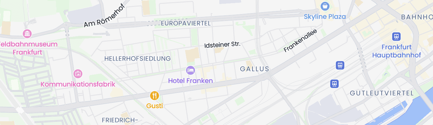 Karte mit dem ungefähren Standort