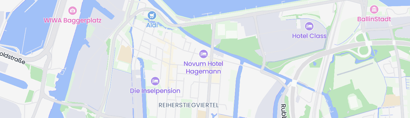 Karte mit dem ungefähren Standort