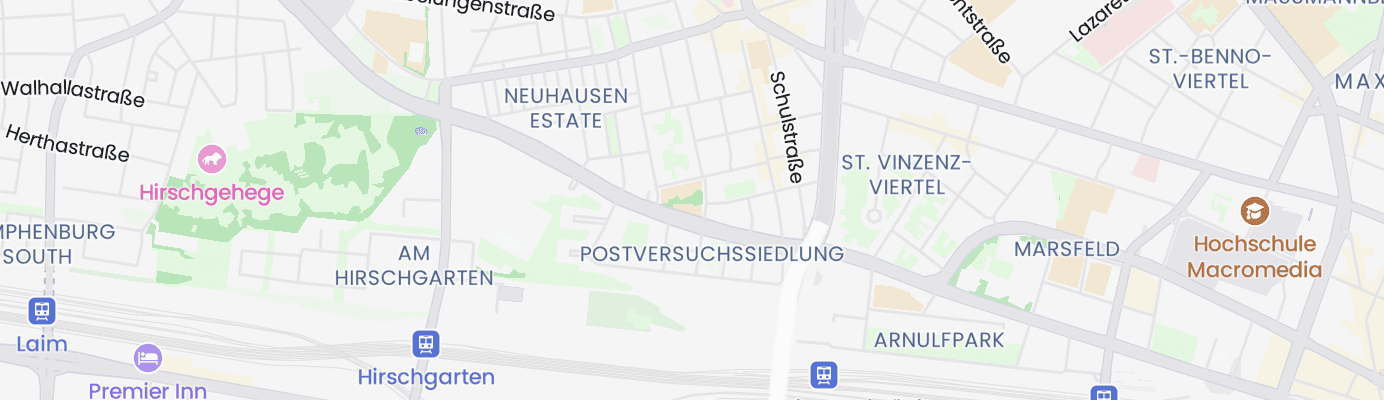 Karte mit dem ungefähren Standort