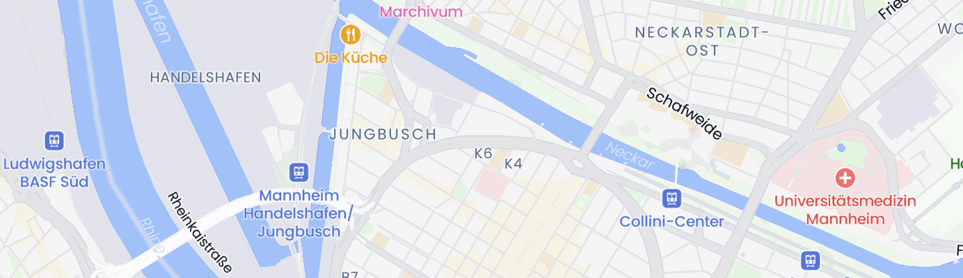 Karte mit dem ungefähren Standort