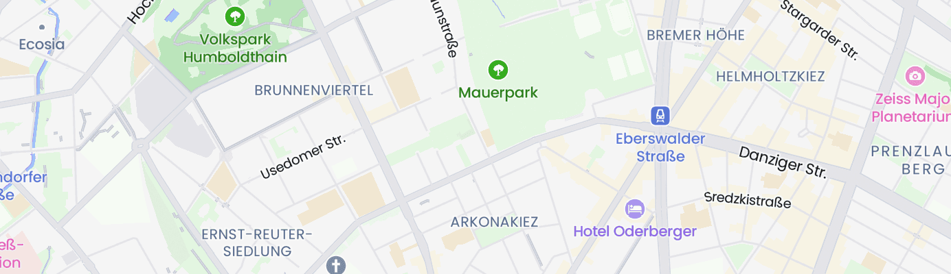 Karte mit dem ungefähren Standort