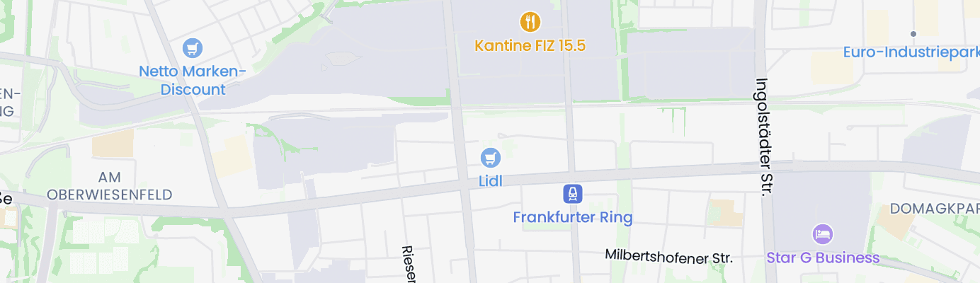 Karte mit dem ungefähren Standort