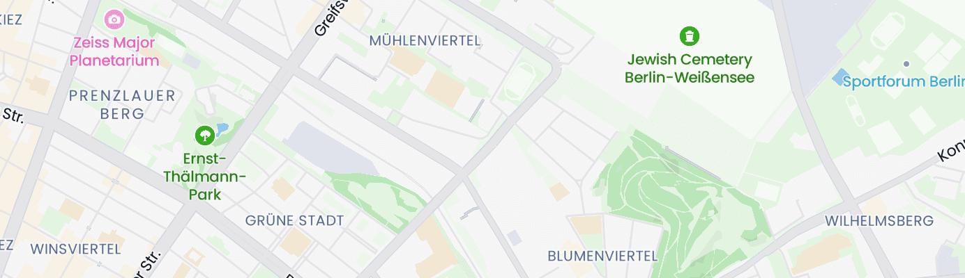 Karte mit dem ungefähren Standort