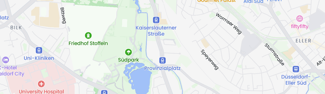 Karte mit dem ungefähren Standort