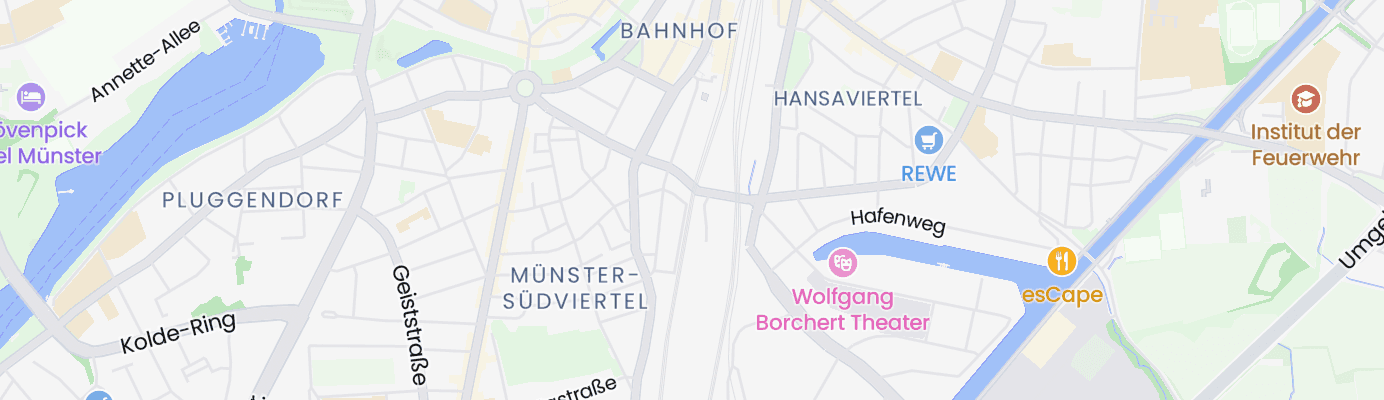 Karte mit dem ungefähren Standort