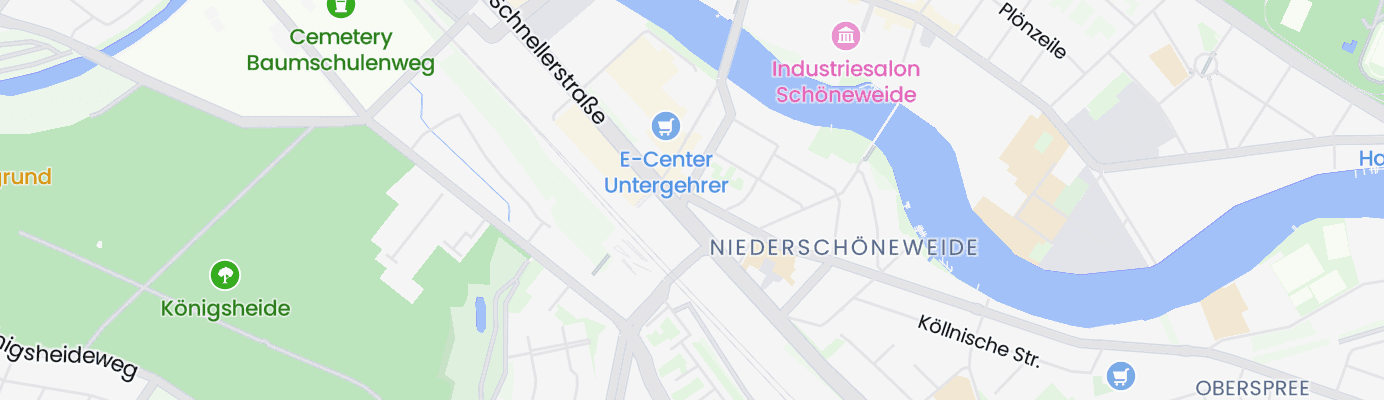 Karte mit dem ungefähren Standort