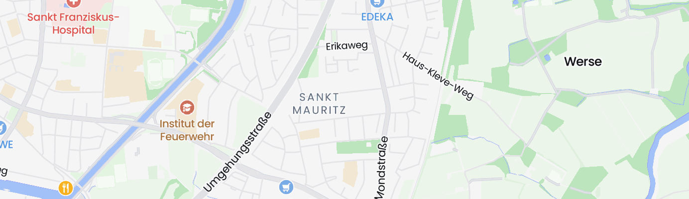 Karte mit dem ungefähren Standort
