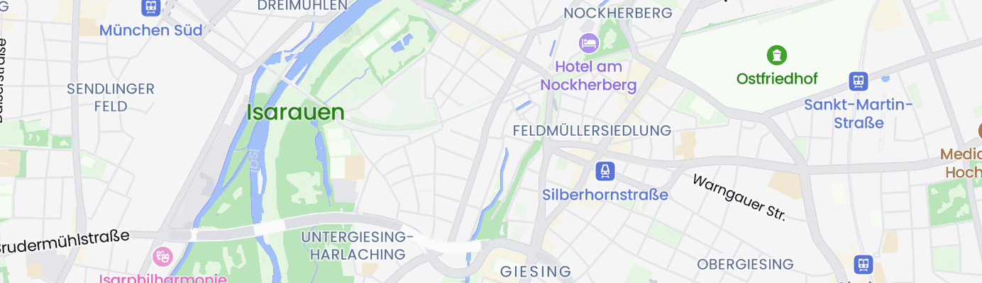 Karte mit dem ungefähren Standort