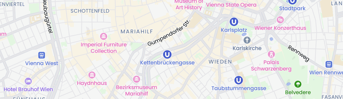 Karte mit dem ungefähren Standort