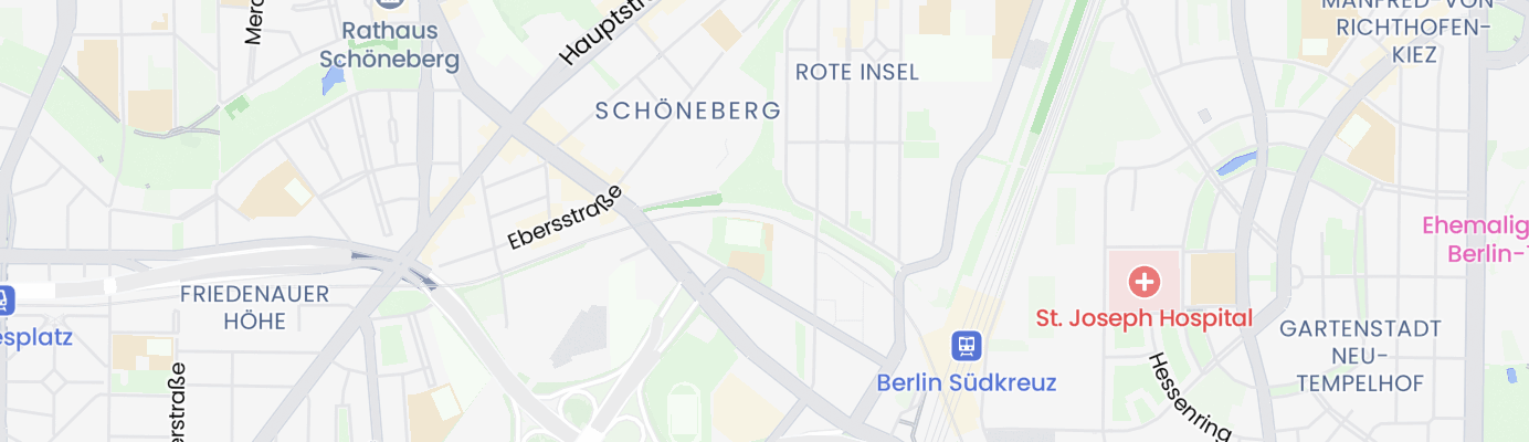 Karte mit dem ungefähren Standort